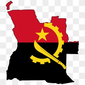 Angola Map And Flag, HD Png Download - fidel castro png