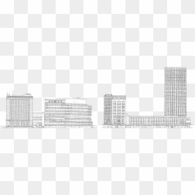 Lewis Bridley"s Illustration Of Elizabeth Street - Tower Block, HD Png Download - city street png
