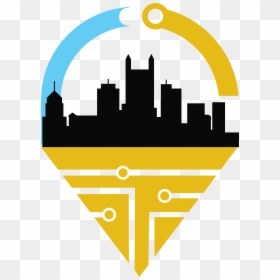 Transparent Rivers Clipart - Pittsburgh City Skyline Silhouette, HD Png Download - cyber security png