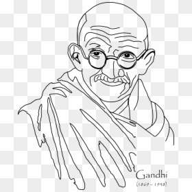 Mahatma Gandhi Para Dibujar, HD Png Download - paloma de la paz png