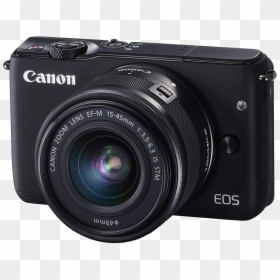 Canon Camera Png Free Background - Canon Eos M10 Review, Transparent Png - cameras png