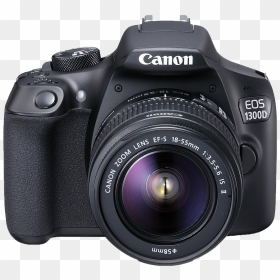 Canon Dslr Camera Png - Canon Eos Rebel T6 1300d, Transparent Png - cameras png