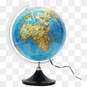 La Terre Globe Terrestre, HD Png Download - png on world map