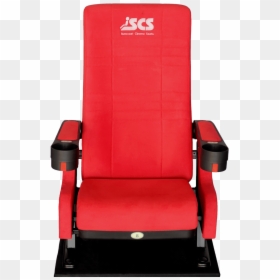 Red Cinema Chair - Transparent Cinema Seat Png, Png Download - seat png