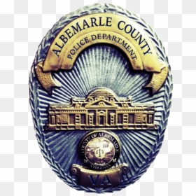 Albemarle County Police Department Badge Generic"   - Albemarle County Police Department Badge, HD Png Download - generic police badge png
