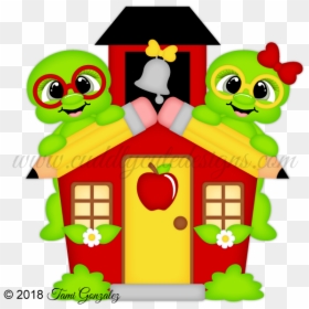 Cute School House Clip Art, HD Png Download - school house png