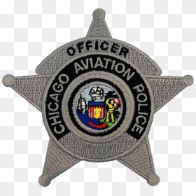 Chicago Aviation Police - Badge, HD Png Download - generic police badge png