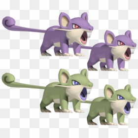 Rattata 3d Model , Png Download - Cartoon, Transparent Png - 3d model png