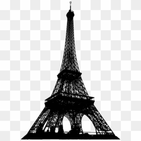 Eiffel Tower Silhouette Png - Eiffel Tower Clipart Png, Transparent Png - landmark png