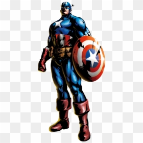 Wallpaper-679606 - Marvel Vs Capcom 3 Captain, HD Png Download - murica png