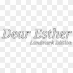 Dear Esther Logo, HD Png Download - landmark png