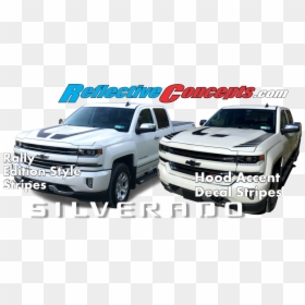 Banner-silverado - 2017 Silverado Hood Decal, HD Png Download - silverado png