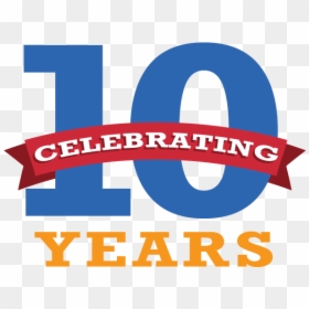 10th Anniversary, HD Png Download - celebrating png