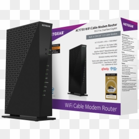 Netgear Ac1750 Wifi Cable Modem And Router Combo C6300,, HD Png Download - comcast png