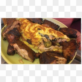 Jerk Chicken Omlette - Flamiche, HD Png Download - jerk chicken png