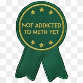#patch #badge #pin #award #ribbon #niche #aesthetic, HD Png Download - meth png
