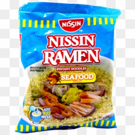 Nissin Seafood Noodles Ramen, HD Png Download - top ramen png