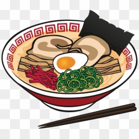 Ramen Cartoon - Cartoon Bowl Of Ramen, HD Png Download - top ramen png