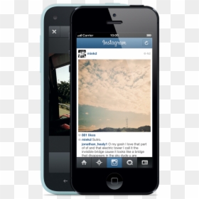 How To Use Instagram App - Instagram On Cell Phone, HD Png Download - instagram likes png