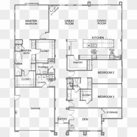 Standard First Floor Farm House, House Plans, Blueprints - First Floor House Plan, HD Png Download - blueprints png