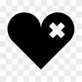 Heart Hurt Bandage Black Dark Sad X Freetoedit - Heart, HD Png Download - hurt png