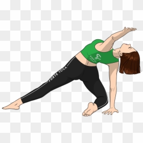 Revolving Beam Yoga Pose, HD Png Download - yoga poses png