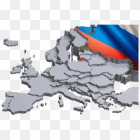Hungary Europe Map, HD Png Download - ussr flag png