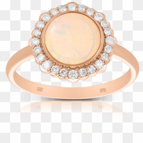 36r002 - Engagement Ring, HD Png Download - opal png