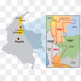 Vmm-3 Map - Flag Map Of Colombia, HD Png Download - colombia map png