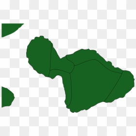 Maui Mountains Map, HD Png Download - hawaii map png