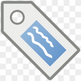 Tag, Ticket, Label, Hole, Color, Angled, Message - Voucher Icon Png Blue, Transparent Png - tag icon png