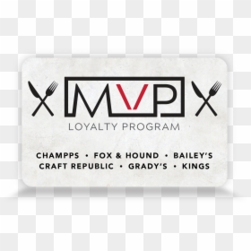 Craft Republic Mvp Card - Sign, HD Png Download - mvp png