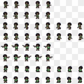 Preview - Pixel Art Character Sprite Sheet, HD Png Download - 2d character png