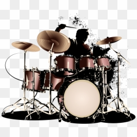 Drums Drummer Musical Instrument - Drum Png, Transparent Png - drummer png