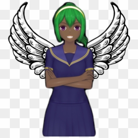 [​img] - Halo Angel Wings Png, Transparent Png - 2d character png