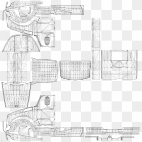 Template 1483083178 - Kenworth T680 Template Ats, HD Png Download - templates png