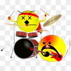 Transparent Music Band Png - Drummer Emoticon, Png Download - drummer png