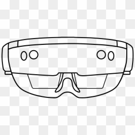 Hololens2 - Line Art, HD Png Download - hololens png