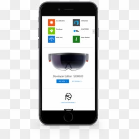 Hololens Mobile Layout - Iphone, HD Png Download - hololens png