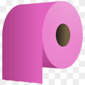 Free Vector Toilet Paper Roll Clip Art - Pink Toilet Paper Rolls, HD Png Download - paper vector png