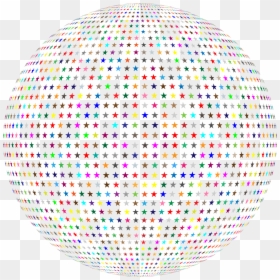 Esfera De Estrellas Multicolores - Emoji Experiment, HD Png Download - estrellas doradas png