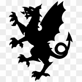 Somerset Dragon - Heraldic Dragon Clip Art, HD Png Download - stardust dragon png