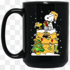Southern Miss Golden Eagles Mug Christmas Snoopy Woodstock - Notre Dame Fighting Irish Snoopy, HD Png Download - jumper png