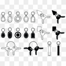 Llavero Vector, HD Png Download - key vector png
