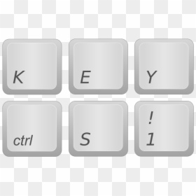 Keyboard Keys Svg Clip Arts - Keyboard Keys Clip Art, HD Png Download - key vector png