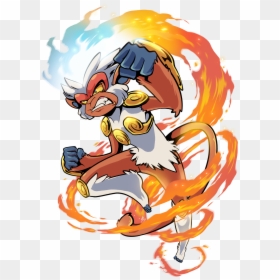 Pokémon - Infernape Art, HD Png Download - infernape png