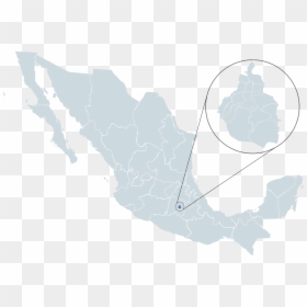 Map Of Mexico City Png - Mapa Veracruz En Mexico, Transparent Png - mexico map png