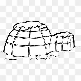 Download Drawing Free Commercial - Black And White Igloo Clipart, HD Png Download - ifunny png