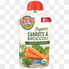 Earth"s Best, Pouch De Zanahoria Y Brocoli, 99g - Earth's Best Baby Food Breakfast, HD Png Download - zanahoria png