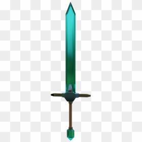 Realistic Minecraft Diamond Sword, HD Png Download - minecraft iron sword png